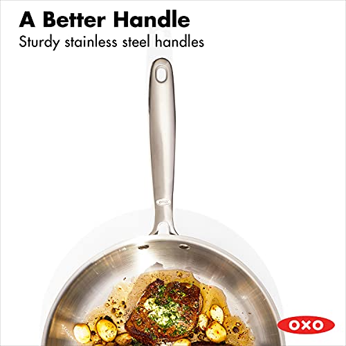 OXO Good Grips Pro Tri Ply Stainless Steel Dishwasher Safe Nonstick
