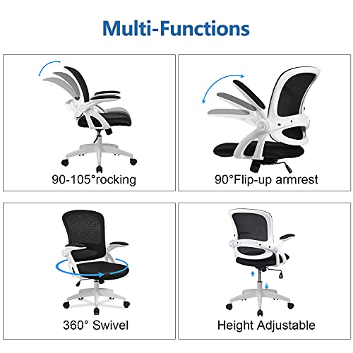 COMHOMA Office Chair, Ergonomic Mesh Rolling Computer Desk Chair with S