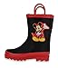 Disney Mickey Mouse Black Rain Boots (Toddler/Little Kid) (11 M US Toddler)