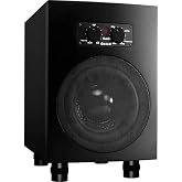 Adam Audio Sub8 Powered Studio Subwoofer Black with 1 Year Free Extended Warranty