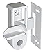 Ideal Security SK5W SK5 Storm Door Deadbolt, White, Key Lock