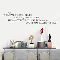 Xufloren Home Decorations The Best Things Wall Sticker Living Room