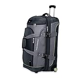 High Sierra 32" Drop Bottom Wheeled Duffle (Graphite/Titanium/Spring)