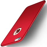 iPhone 6/6s Case, Protective PC Hard Case for Apple iPhone 6/6s, Shockproof Cover for 4.7 inches iPhone 6/6s and Free Tempered Glass Screen Protector (ip6red)