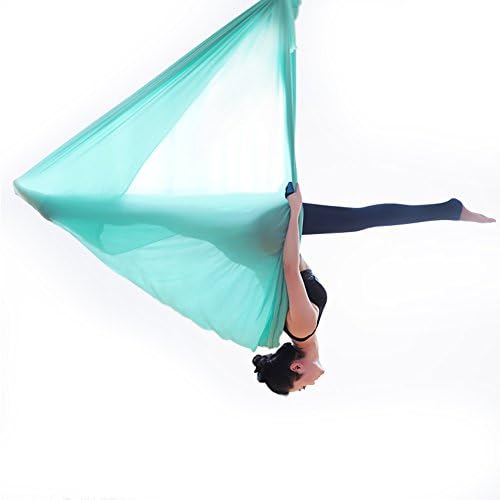Movstar Yoga Swing &amp; Hammock Kit include Ceiling Hooks Daisy Chains for Antigravity Yoga Inversion