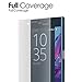 Sony Xperia X Compact screen protector tempered glass, Feitenn 3D Curved Full Screen film 0.2mm HD Clear Gorilla Glass Protector Film For Sony Xperia X Compact (Clear)