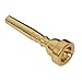 CO-RODE Gold Plated Metal Trumpet Mouthpiece,7C Golden (Musical Instruments Accessories)