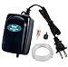 hygger 50GPH Small Air Pump for Aquarium, Oxygen Pump for 1-35 Gallon with Accessories Air Stone Check Valve Air Tube (1-35 Gallon(1W)