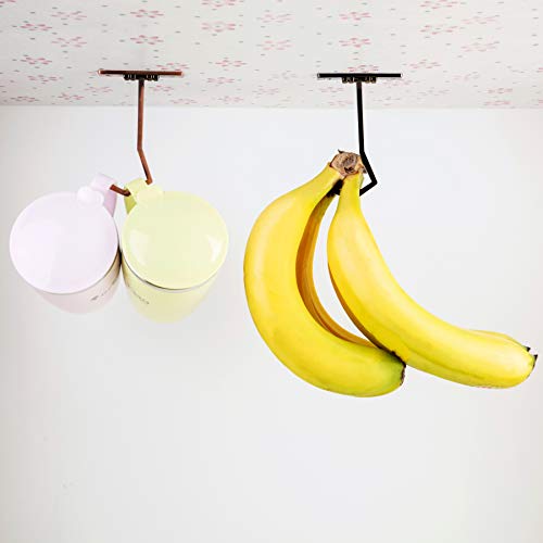 Metal Banana Hanger Under Hook for Bananas Spatula or Slices