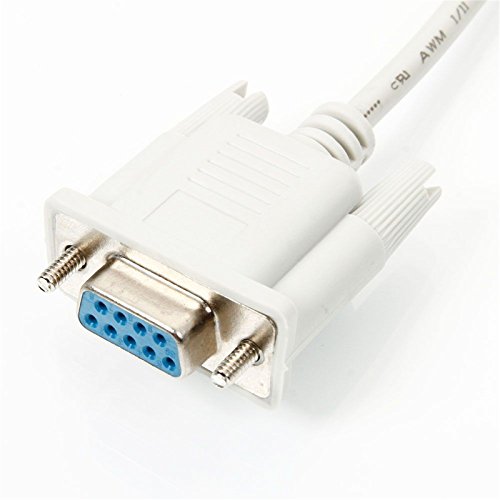 Allytech(TM) New Serial RS232 4.3Ft 1.3M Male to Female DB9 9 Pin Extension Serial Cable for Computer PC