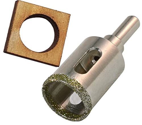 22mm Hole Saw for Tile 7/8 inch for Porcelain Tile Drill Bit Glass Drill Bit Diamond Tip Bit with Core Guide to Hold in Place and Prevent Jumping Porcelain 22mm Drill Bit for Ceramic Tiles — image 1