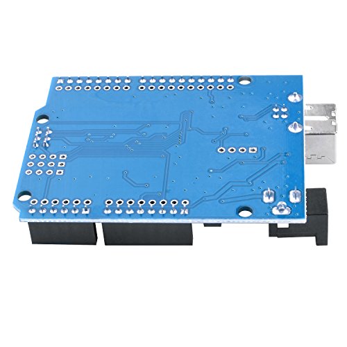 UNIROI ATmega328P CH340G Development Board for Arduino UNO R3 Arduino IDE Development Kit Robot Part Microcontroller with Straight Pin Header 2.54mm Pitch and USB Cable UA041