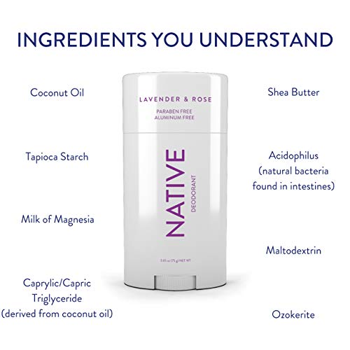 Native Lavender & Rose Natural Deodorant - Aluminum Free - Image 2