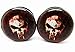 The Punisher Bloody Skull Ear Plugs - Acrylic Screw-On - 8 Sizes - Brand NewPair (00 Gauge (10mm))