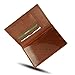 Visconti Soft Leather Secure RFID Blocking Passport Cover Wallet - POLO 2201, Brown, One Size