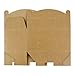 LaRibbons 25 Pack Treat Gift Boxes - 9.5 x 5 x 5 inches Brown Paper Box Recycled Kraft Gift Box Birthday Party Shower Favor Box