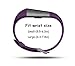 Wizvv Compatible Bands Replacement for Fitbit Surge, with Metal Buckle Fitness Wristband Strap Women Men Large Small (Purple,Small)