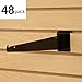 Only Hangers Shelf Brackets for Slatwall, 12