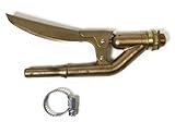 Chapin 6-1898 Compression Sprayer Shut Off Nozzle Brass Shut-Off with Clam (1, Brass)