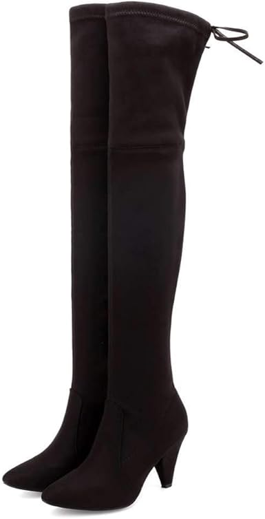 slim block heel boots