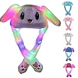 ZCINT Bunny Hat Funny Plush Bunny Hats Ear Moving