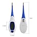 Beyoung® Digital Thermometer, Fast Accurate Flexible Tip with Display Backlit, Fever Alarm by Color Changing Memory Function Waterproof for for Oral, Rectal, Axillary Armpit Underarm Body Temperature