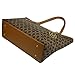 Micom Casual Signature Printing Pu Leather Tote Shoulder Handbag with Metal Decoration for Women (Coffe C)