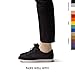BASIC MID-Cut - No Show Active SoleHugger Loafer Active SoleHugger Loafer Socks for Women - Guaranteed Non-Slip - Black Large 4 pairs