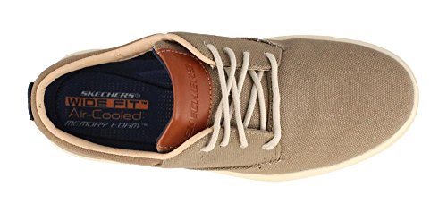 Skechers USA Men's Porter Zevelo Oxford, Khaki, M US