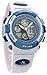 Girls Boys Waterproof Sport Digital Watch Dual Time Display With Alarm Clcok Stopwatch Calendar Digital Watches (White)