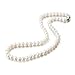 NONNYL Classic Round White Freshwater Cultured Pearl Necklace 18