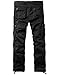 Match Men's Casual Wild Cargo Pants Outdoors Work Wear #6531(34,Black)