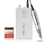 30000RPM Nail Drill Machine, AZ GOGO Professional Rechargeable Portable Electric Efile Nail Drill Machine for Acrylic Gel Nails, Manicure, Pedicure, Remove Cuticle etc - Salon Level