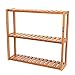Trustiwood Bamboo Bathroom Shelf Adjustable 3-Tier Multifunctional Layer Rack Bathroom Kitchen Living Room Holder Wall Mounted Storage Organizer Standing Shelf