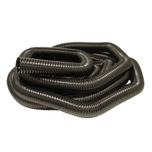 Rubber-Cal Urethane Flex (Medium Duty) Material Handling Hoses - 10" ID x 5ft Length Hose - Black (Fully Stretched) - Thumbnail 3