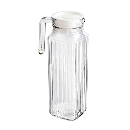 4 x 1,1 L jarra de cristal puerta de la nevera jarra con tapa ...
