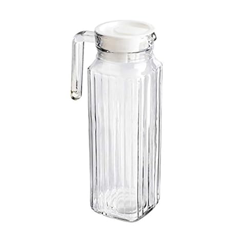 4 x 1,1 L jarra de cristal puerta de la nevera jarra con tapa ...