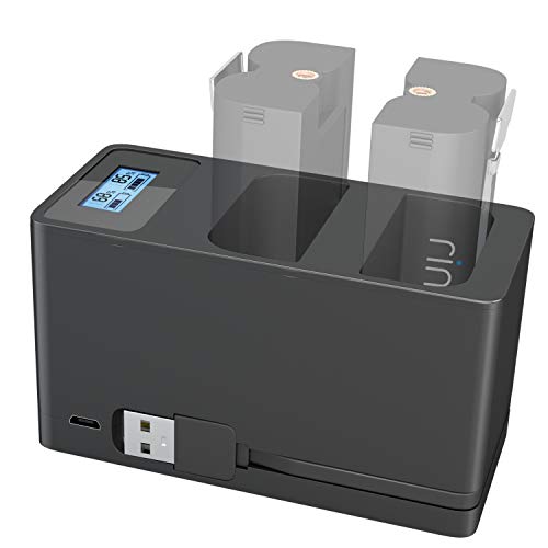 Charger Station for Ring Battery, Dual Rechargeable Batteries Charging
