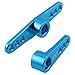 2-Pack HobbyPark Metal Aluminum 25T Servo Horn Steering Arms for 1/10 1/8 Scale RC Trucks Cars Buggies Replacement Upgrade Parts Blue