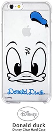 Clear Case_iPhone6+_Donald Duck Disney Genuine Hard Clear Bumper Case Collection Clear Donald Duck, Clear Daisy Duck, Clear Mickey, Clear Minnie, Stitch, Pooh, for iPhone 6 plus (Clear Donald Duck)