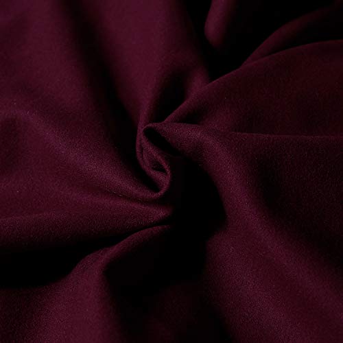 MetaBall Billiards Cloth Pool Table Felt for Size 6, 7 or 8 Foot, Color Dark red (for USA 8' Table)