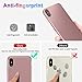 Meidom Case for iPhone Xs Max Slim with Non Slip Matte Surface Anti-Fingerprint Cover Case for iPhone Xs Max (6.5 inch) - Rose Gold