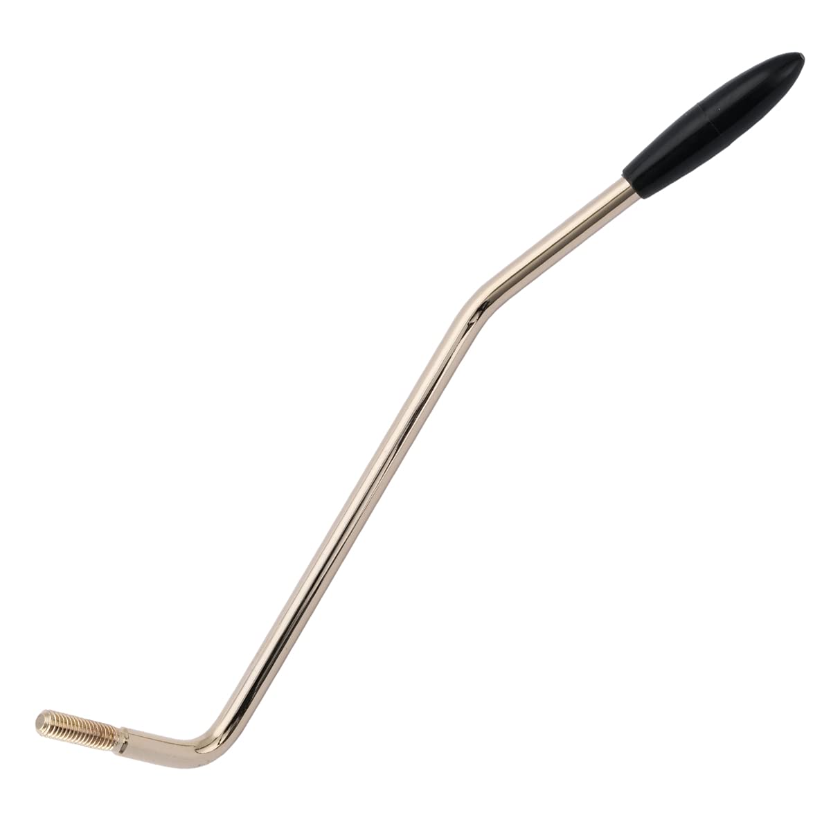 Musiclily Pro UNF #10-32 Steel Thread Tremolo Arm 4.8mm Whammy Bar for USA Fender Strat Style Electric Guitar, Gold with Tip