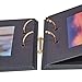 FORFOLIO 4x6 Flip Photo Album Picture Frames Collection Book Desktop Displaying Great Gifts for Family and Friends, Pack of 2 Hold 40 Prints (Black Cover, Black Interior)