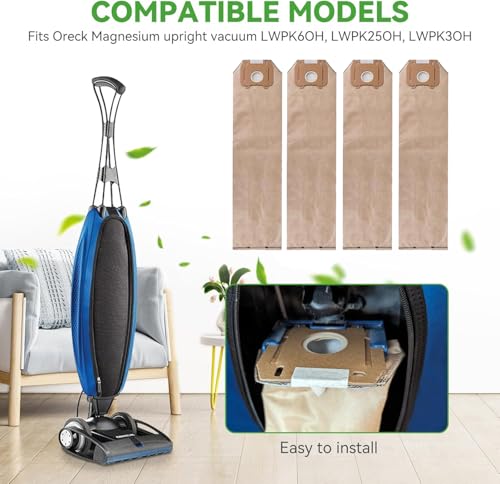 Vacuum Bags Compatible with Oreck Magnesium Upright Vacuum - 4 Pack Type photo 11