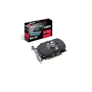 ASUS Phoenix AMD Radeon 550 grafische kaart (PCIe 3.0, 2GB GDDR5-geheugen, HDMI, DisplayPort, DVI-D, IP5X, Dubbele…