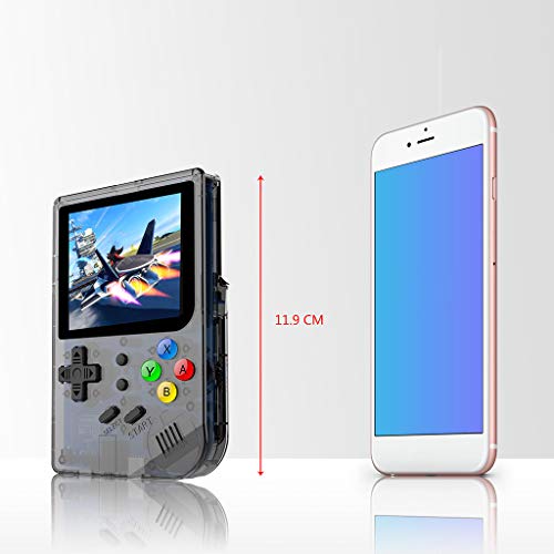 Sonmer Handheld Retro Game 3.0 Console 16GB 3.0" Screen Classic Music Video Portable Game Console for CP1 CP2 NEOGEO GBA GB, Birthday Gift for Children (Black)