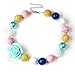 Bouren Chunky Bubblegum Bead Necklace for Girls