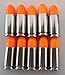 S.T. Action Pro Inert Safety Trainer Cartridge Dummy Ammunition Ammo Shell Rounds with Nickel Case - Pack of 10 (Orange, 9mm)