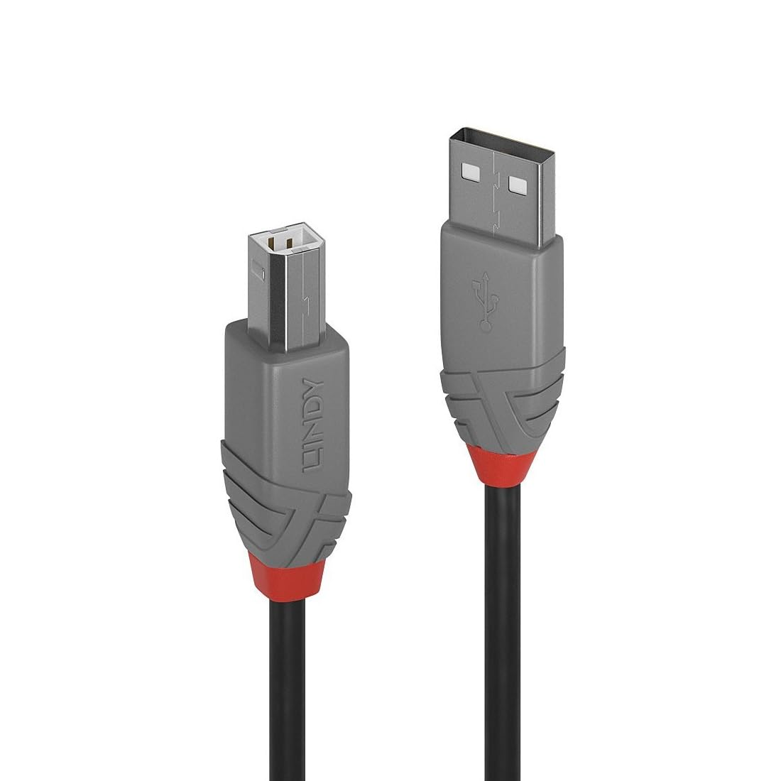 Lindy 1m USB 2.0 Printer Cable, USB-A to USB-B Cable ,Scanner and Printer cable for HP, Canon, Dell, Epson, Brother, Electric Piano, Anthra line โ image 1